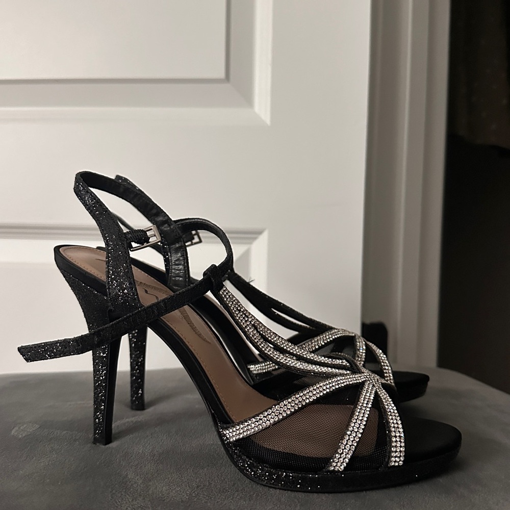 Black Strappy Heels